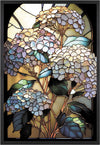 Stained Glass Flower Puzzles for Adults 1000 Pieces, Fit Together Perfectly, No Dust, Art Floral Jigsaw Puzzles 1000 Pieces, Cha