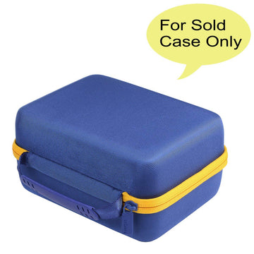 co2crea Hard Travel Case Replacement for Leapfrog Fridge Phonics Magnetic Letter Set (Blue Case + Yellow Zipper)