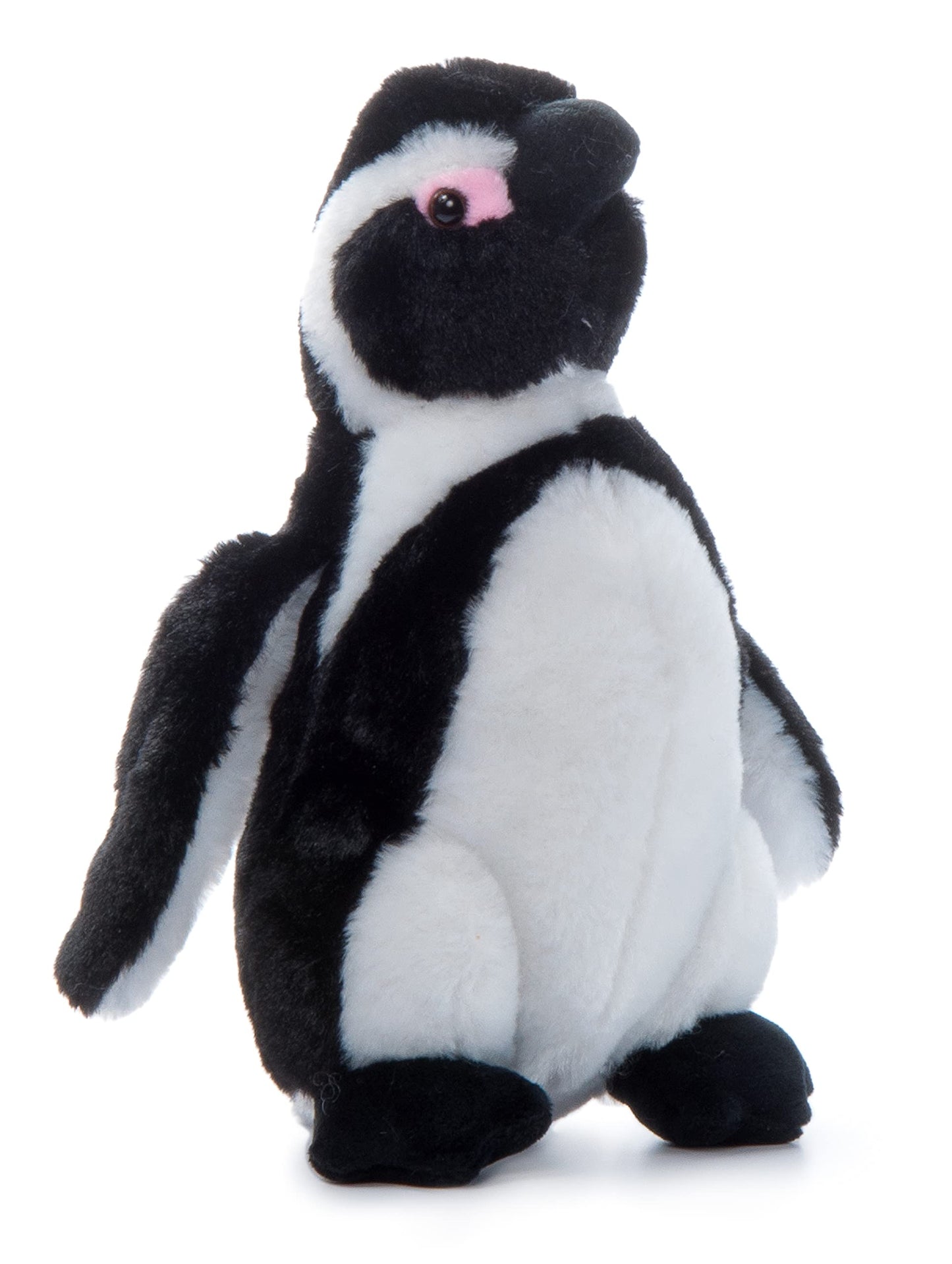 The Petting Zoo African Blackfoot Penguin Plush Toy, 9 Inch White Stuffed Animal for Kids, Model 319009