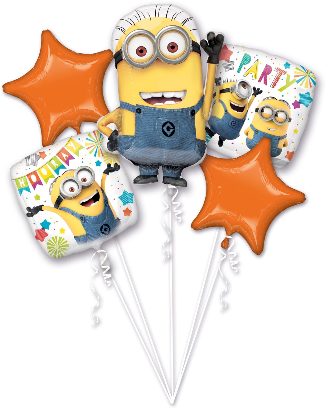 Amscan 3614901 Set Despicable Me Minions Foil Balloon