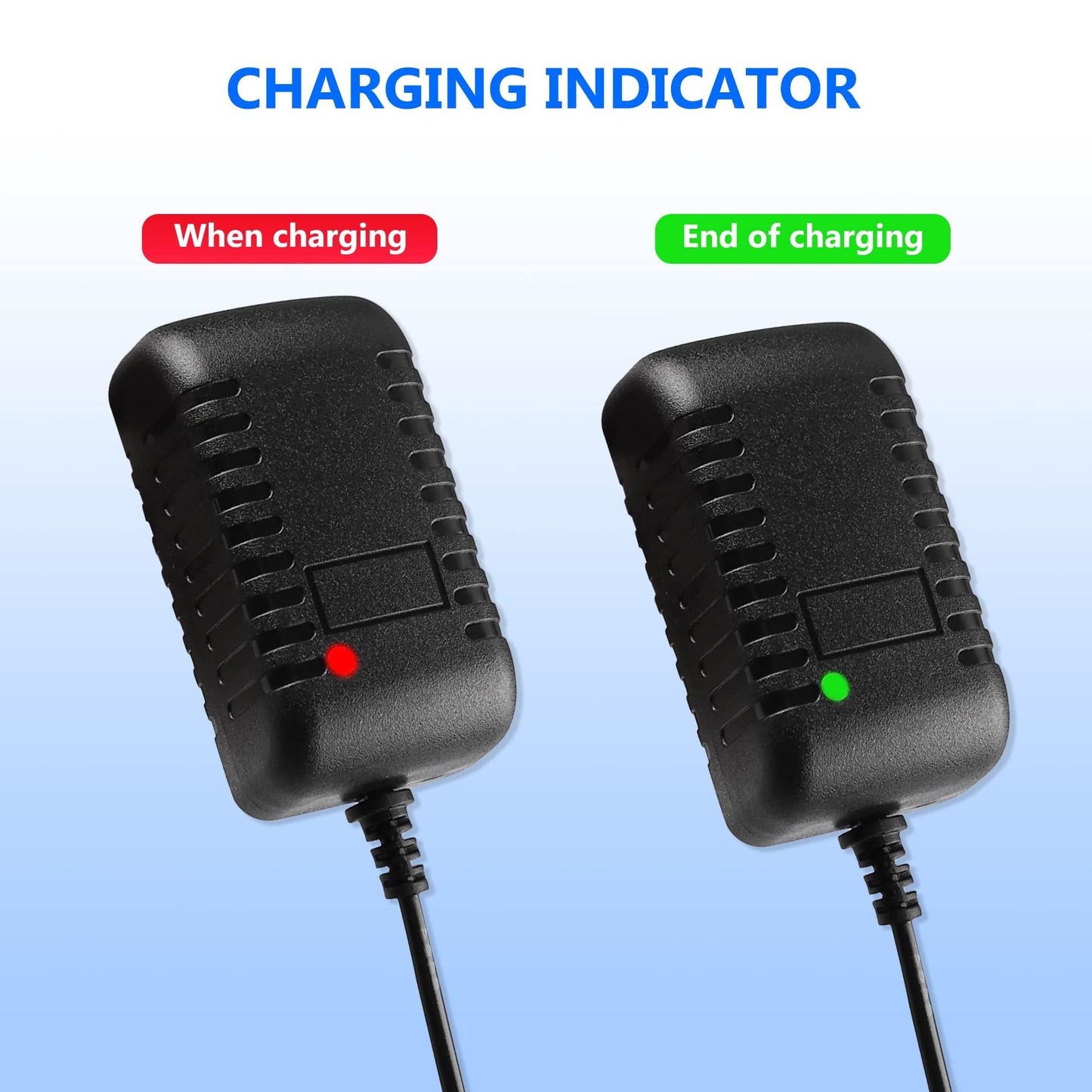 12 Volt Battery Charger For Ride On Toys, 14.4V 1000Ma Battery Charger For Kids Electric Car Riding Toy Battery Power Adapter Re