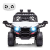 Rctown 12V Kids Ride On Car Truck W/Parent Remote Control, Spring Suspension, Led Lights, Aux Port, Music (White, No Tent)