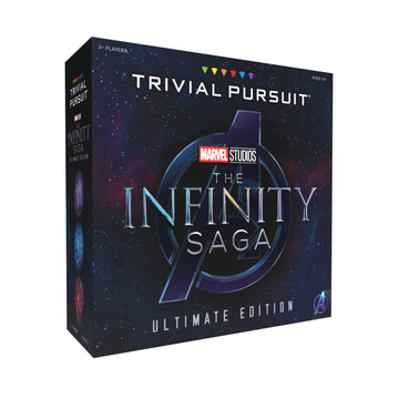 Trivial Pursuit: Marvel Cinematic Universe Ultimate Edition | Officially Licensed | Collectible Trivia Board Game Featuring 6 Infinity Stone Location Movers, 1800 Questions, Mcu Phases 1-3