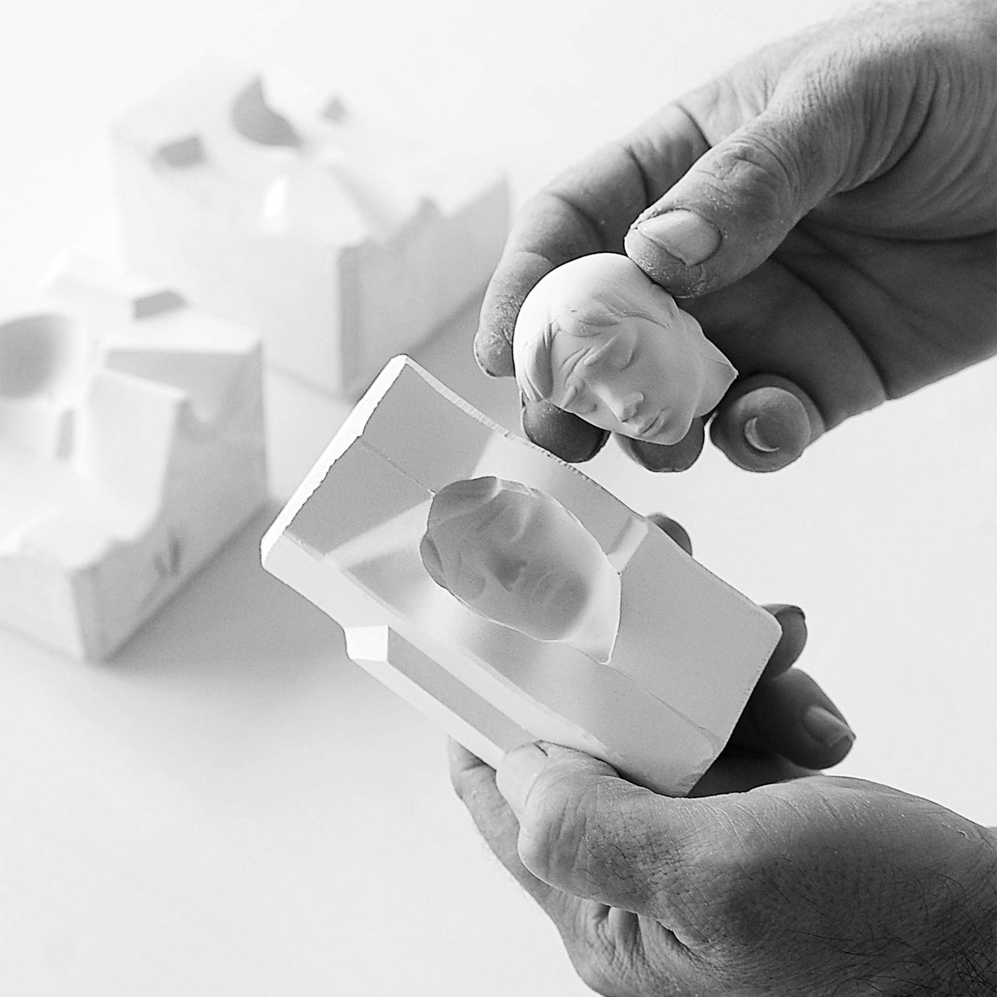 Nao Let Me Go!. Porcelain Girl Figure.