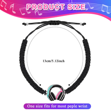 Music Party Favors Bracelets Party Decorations Bracelets Peace Sign Bracelets Hippie Party Supplies Rainbow Peace Bracelets Musi