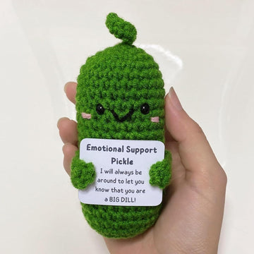 UTEMAN Mini Funny Cucumber 3 inch Knitted Potato Toy Positive Gifts for New Year Birthday Parties & Decoration (3Pcs)