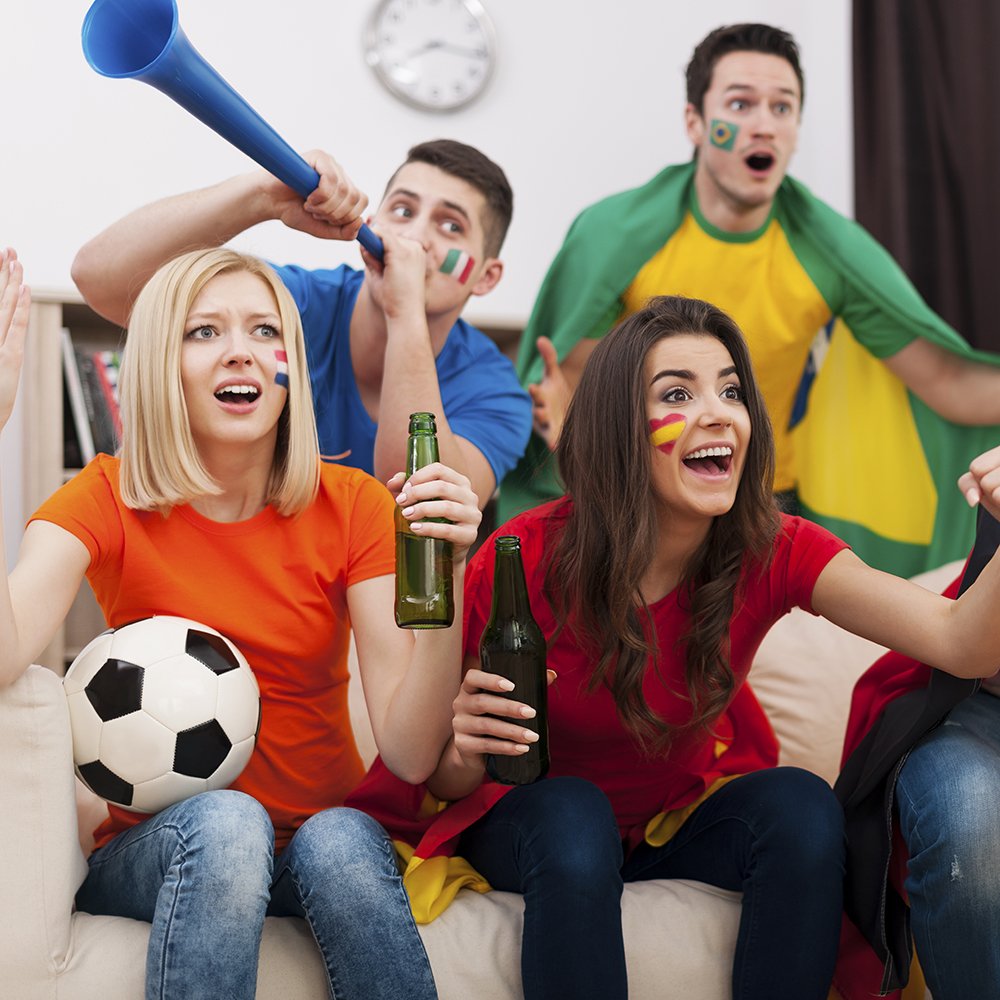 Pudgy Pedro'S Plastic Vuvuzela Stadium Horn, 26-Inch, Red - Mnsm-003