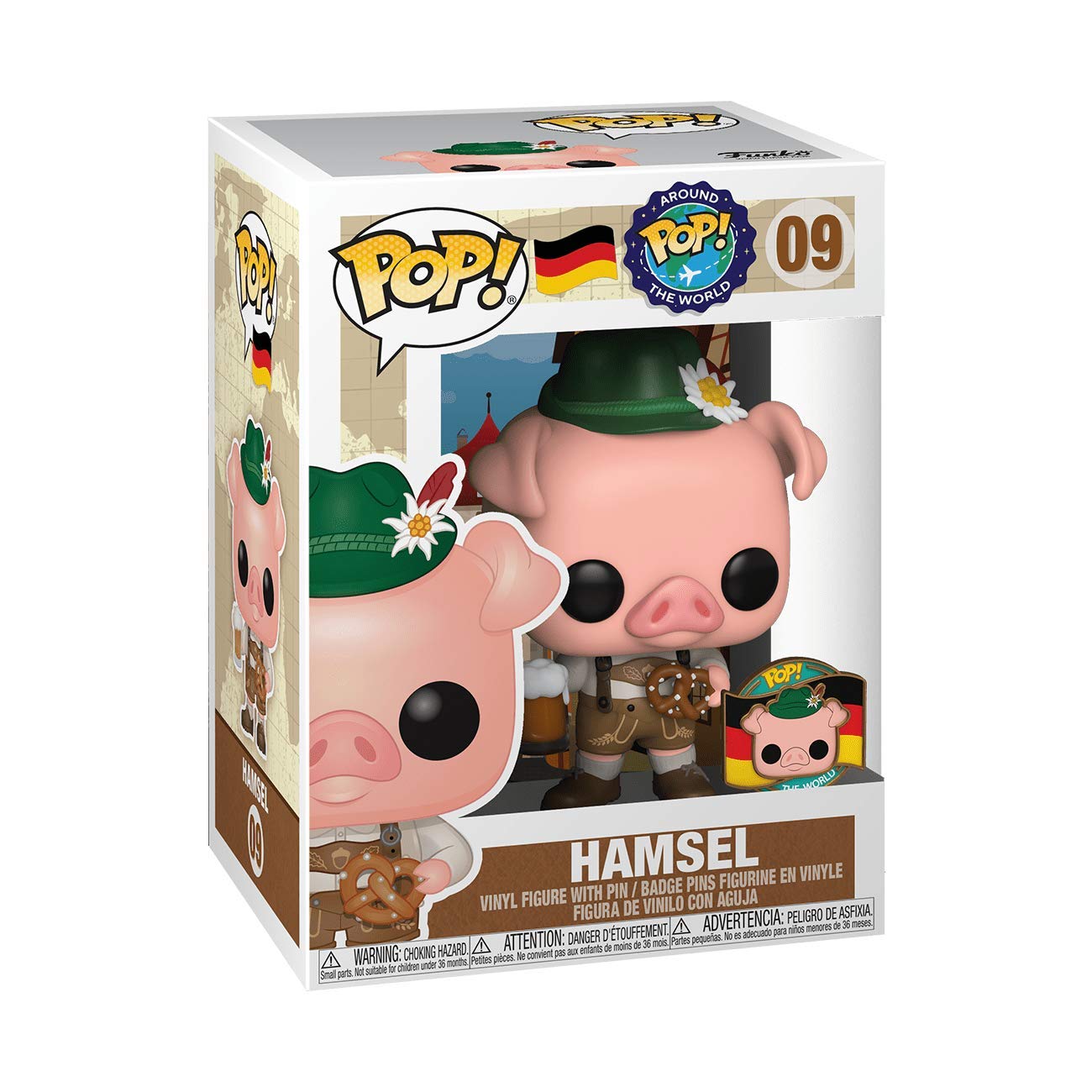 Funko Pop! Vinyl Figure - Around The World Germany: Hamsel - Multicolor