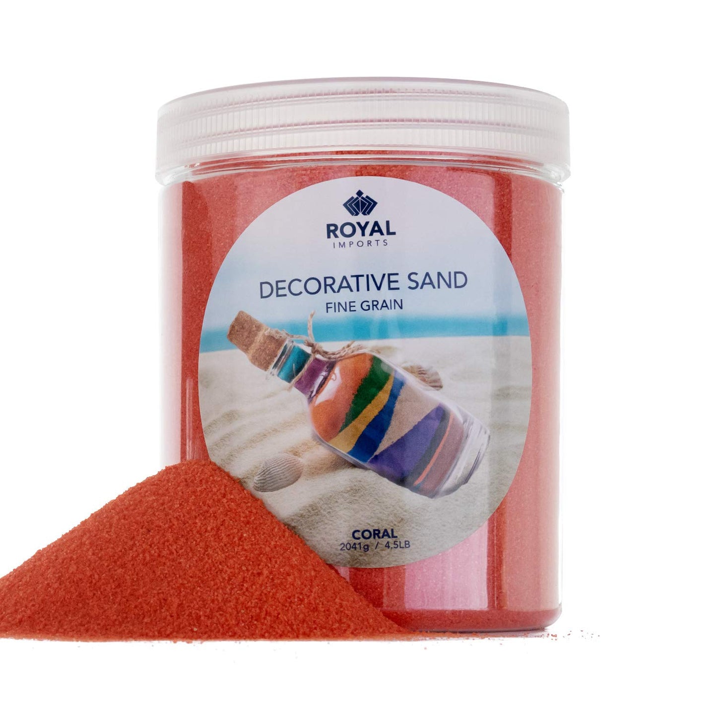 Royal Imports Decorative Beach Sand For Vase Filler, Wedding, Home Decor, Arts & Crafts, Fire Pit, Fireplace, Pet Tank Habitat -