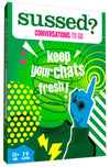 Sussed Lighthearted Conversation Cards - 231 Questions For Friendships, Couples, Co-Workers And More - Adults & Teens Ages 15+ - Icebreaker, Gift & Stocking Stuffer