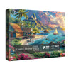 Beach Ocean Puzzles For Adults 1000 Pieces Nature, Summer Hawaii Landscape Scenic Jigsaw Puzzles, Bird Plant Flower Fish Sea Tur