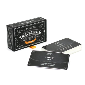German Flashcards by Travelflips - Learn Basic Vocabulary & Phrases for Beginners - Perfect Gift for Travelers, Kids & Adults - Standard Edition