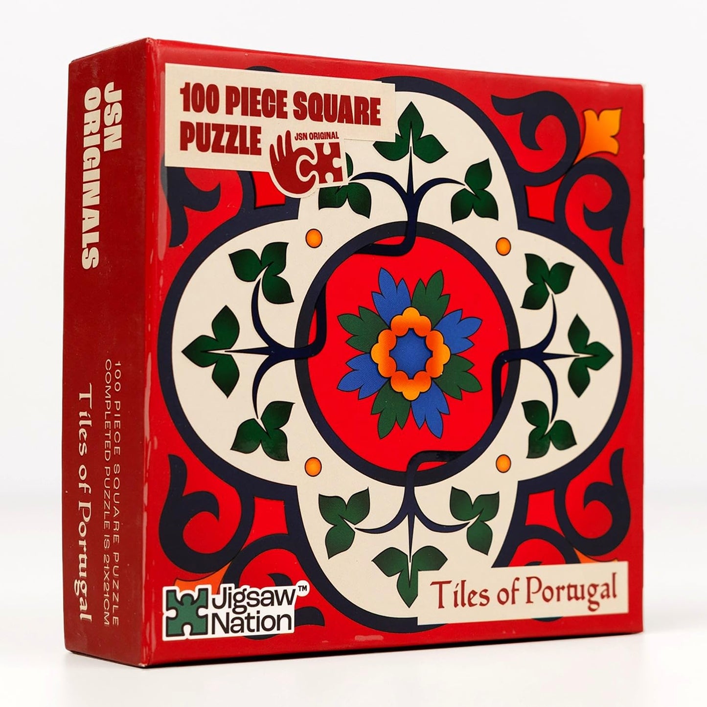 Jigsaw Nation Jigsaw Puzzle Square 100 Pieces Tiles Of Portugal Theme By Murtaza M. Bookwala Fun & Challenging Mind Games Puzz