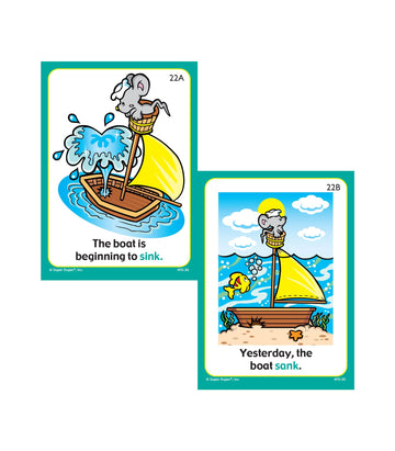 Super Duper Publications | Regular Past Tense Verbs And Irregular Verbs Fun Deck Cards Bundle | Educational Learning Resource Fo
