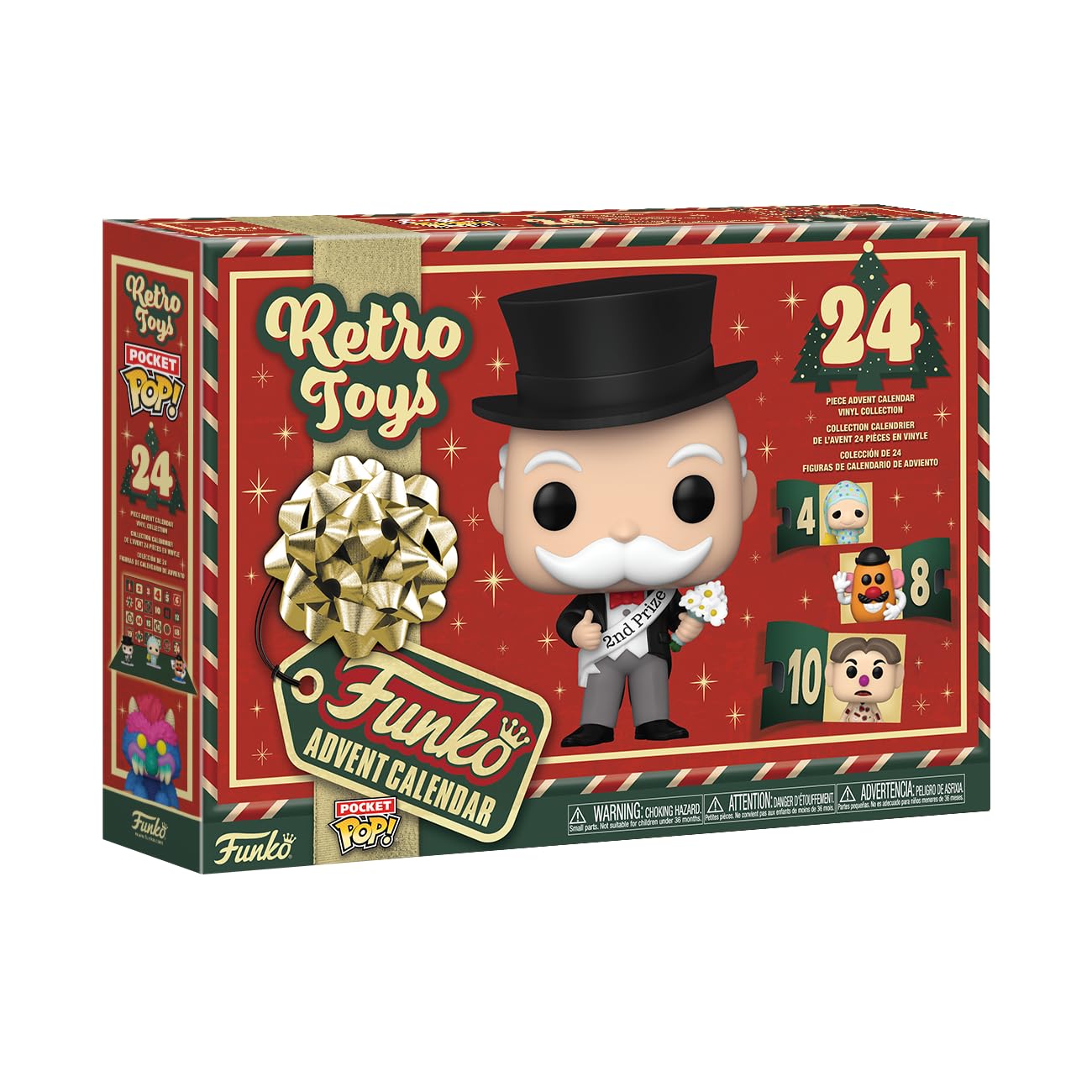 Funko Advent Calendar: Hasbro 2024 - Barrel Of Monkeys - 24 Days Of Surprise - Collectable Vinyl Mini Figures - Mystery Box - Gift Idea - Holiday Xmas For Girls, Boys & Kids - Christmas Countdown