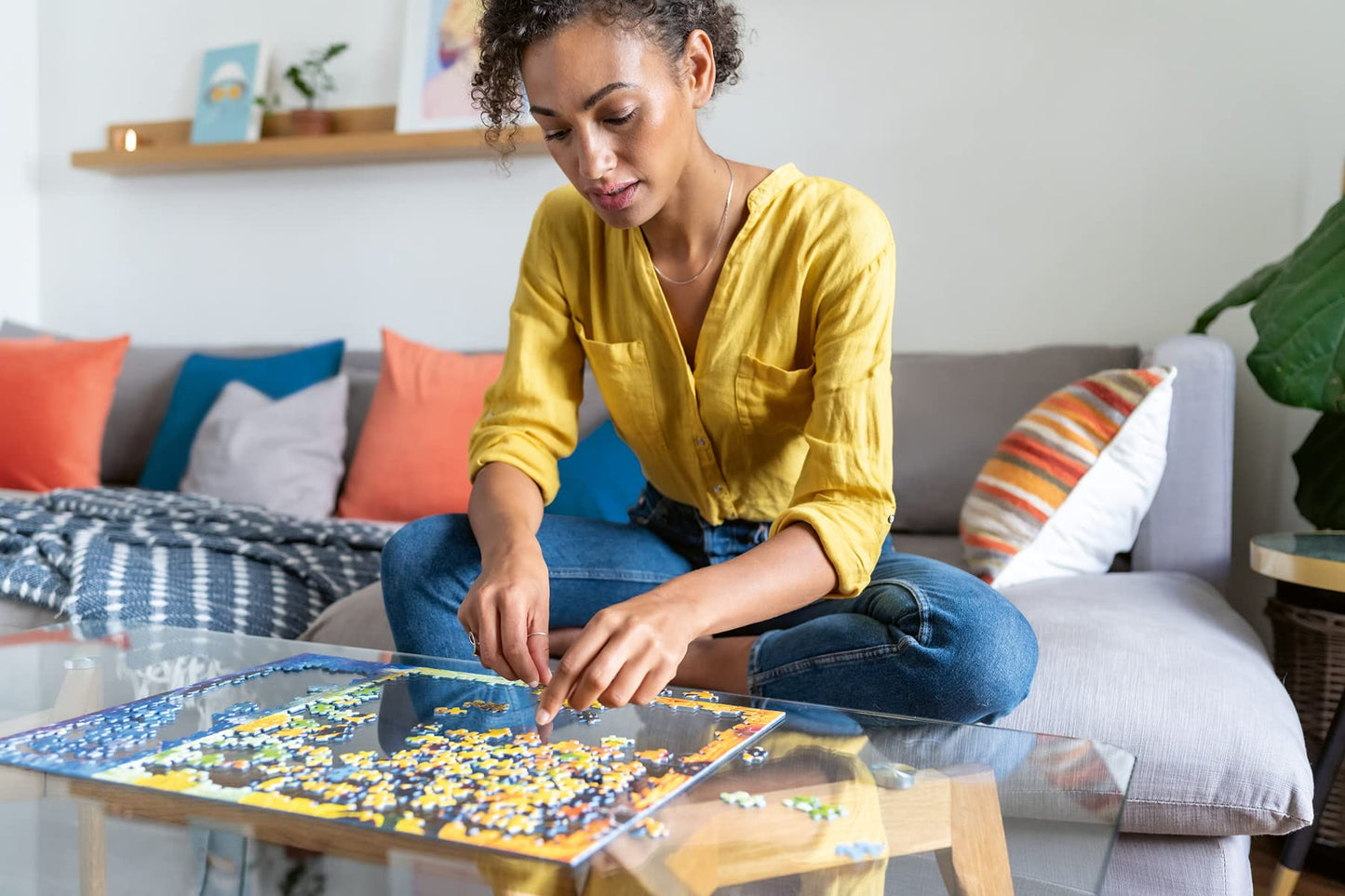 Ravensburger Nyc Flower Flash 1000 Piece Jigsaw Puzzle For Adults - 16819 - Every Piece Is Unique, Softclick Technology Means Pieces Fit Together Perfectly
