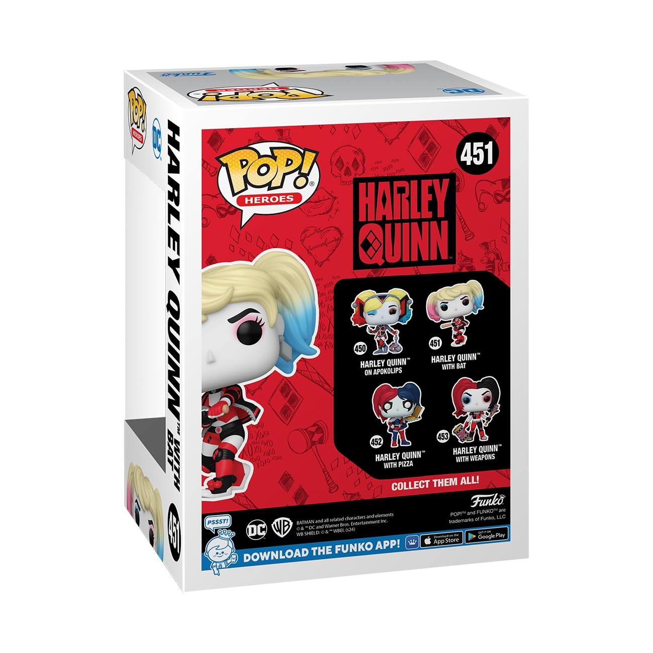 Funko Pop! Heroes: Dc - Harley Quinn With Bat - Dc Comics - Collectable Vinyl Figure - Gift Idea - Official Merchandise - For Ki