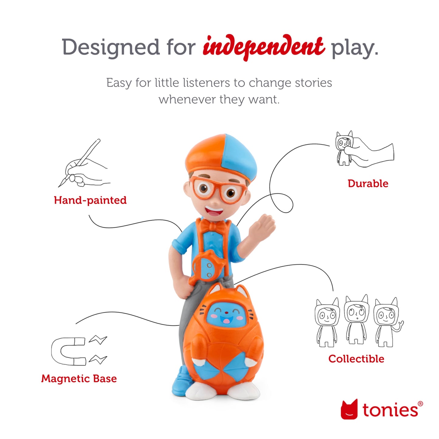 Tonies Blippi Audio Play Character From Moonbug