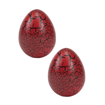 Class Collections Surprise Growing Dragon Hatch Egg Kids Novelty Toy - Pack Of 2, Red
