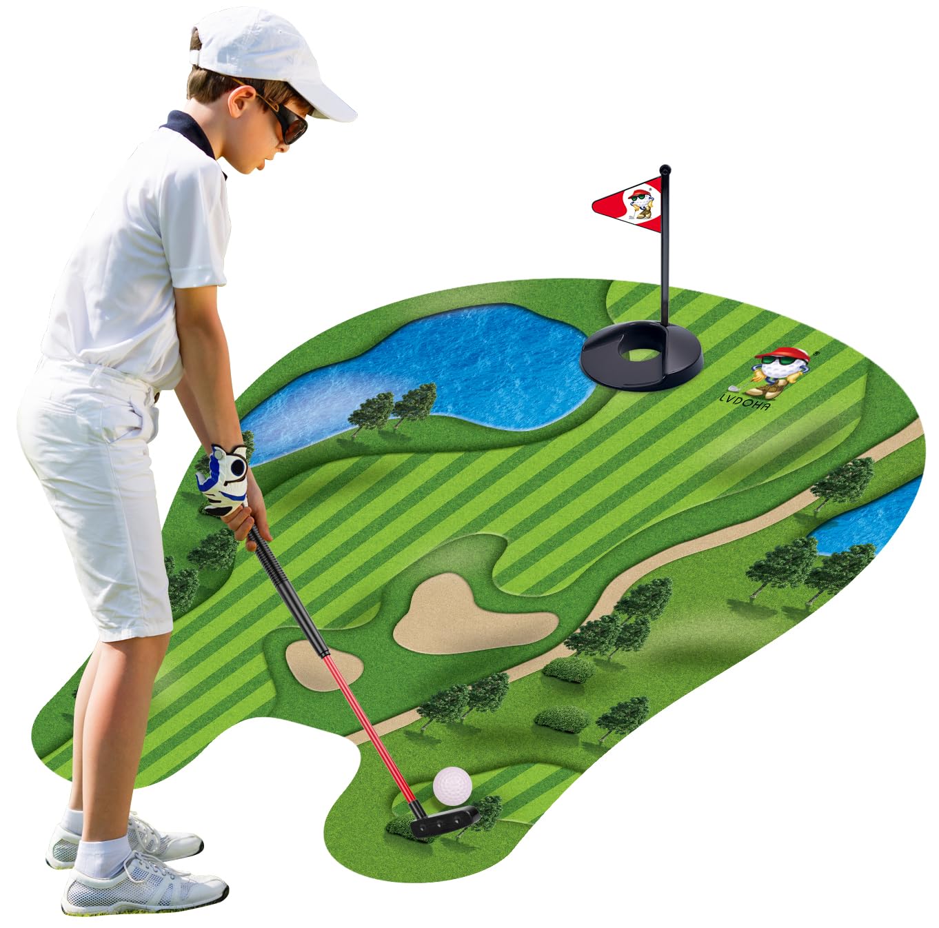 Toilet Golf, Toilet Golf Game Mini Golf - Great Toilet Time - Gag Gifts, Gag Gifts For Men - Funny Dad Gifts, Funny Gifts For Men Boyfriend Brother, White Elephant Gifts For Adults Husband Him