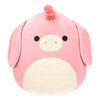 Squishmallows Original Plush 12-Inch Maudie Pink Donkey - Soft Polyester Toy with White Fuzzy Belly, Model SQCR05551