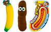 Ja-Ru Stretchy Banana, Poopster & Hot Dog. Sensory Toys (3 Pack) Stress Relief Toys | Fidget Toys For Kids And Adults. Autism, Anxiety, Therapy Squishy Toys & Party Favors. & Sticker 3340-6448-5564S