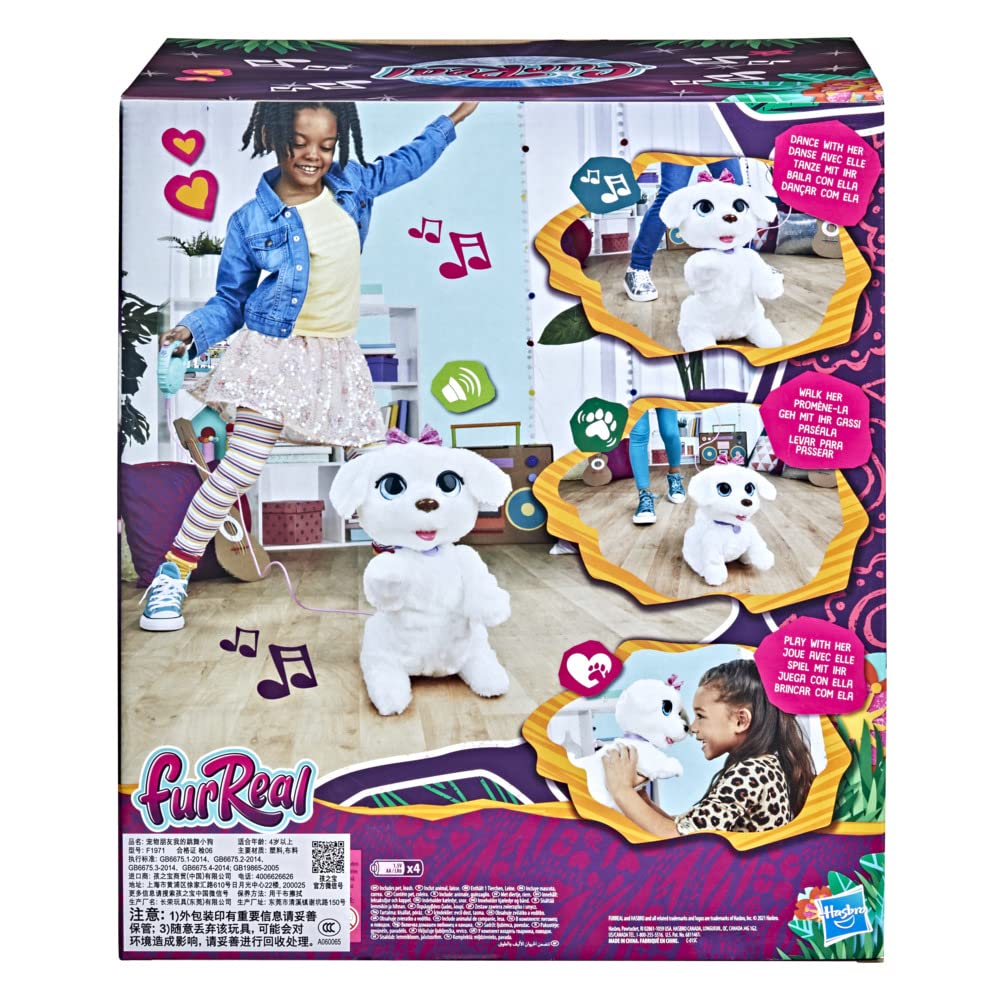 Furreal Gogo My Dancin' Pup Interactive Toy, Electronic Pet, Dancing Toy, 50+ Sounds And Reactions, 5 Different Songs, Ages 4 And Up