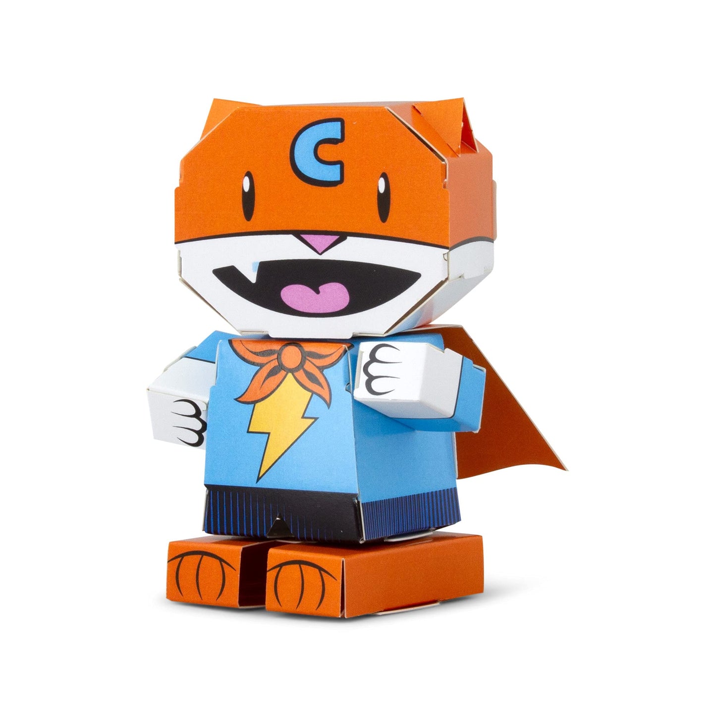 Cubles Pop, Fold, Build, Play - Create A Fun Durable Paperboard Action Figure - From Max Meow - Max, Mindy, Agent M (3 Pack) - Puzzle - Origami - Stem Craft - Great Gift