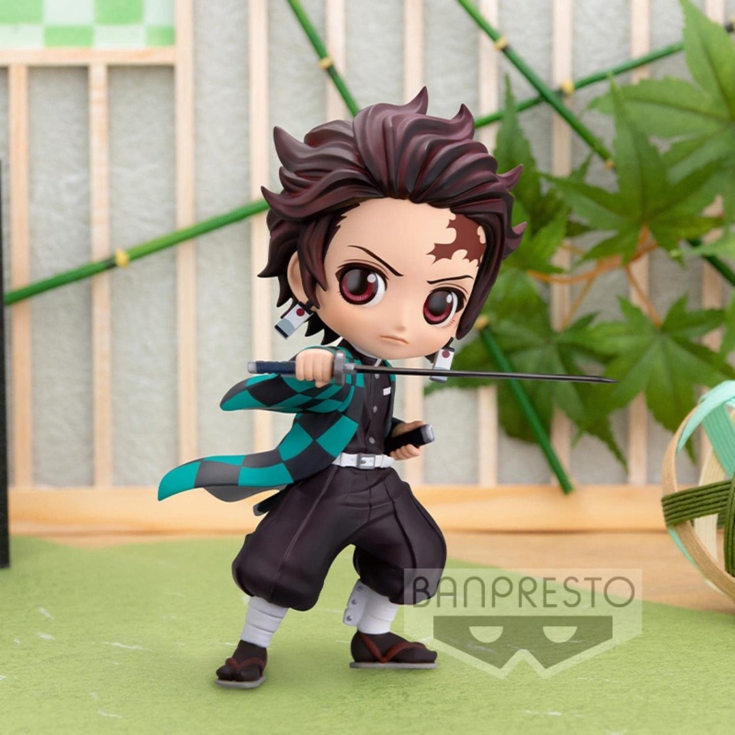 Banpresto - Demon Slayer Q Posket Tanjiro Kamado Iii Version A Statue , Black