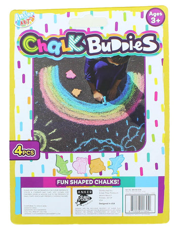 Anker Play Shaped Sidewalk Chalk | 4 Pack