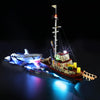 Briksmax Light Kit For Jaws - Led Lighting Compatible With Lego Ideas 21350 Building Set