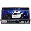2011 Dodge Charger Pursuit Black and White LAPD (Los Angeles Police Department) 1/43 Diecast Model Car by Motormax
