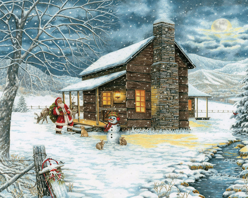 A Smoky Mountain Christmas 550 Piece Puzzle