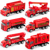 Bloolilies 6 Pack Diecast Fire Trucks, Mini Fire Truck Toy For Toddlers 3-5, Kids Fire Engine Emergency Vehicles Set For Boys Gi
