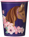 Saddle Up Premium Favor Cup, 16Oz. - 1 Count - Premium Horse-Themed Party Accessory, Ideal For Western Events