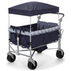 Safety 1St Summit 4-Seater Wagon Stroller With Canopy In Navy Ink