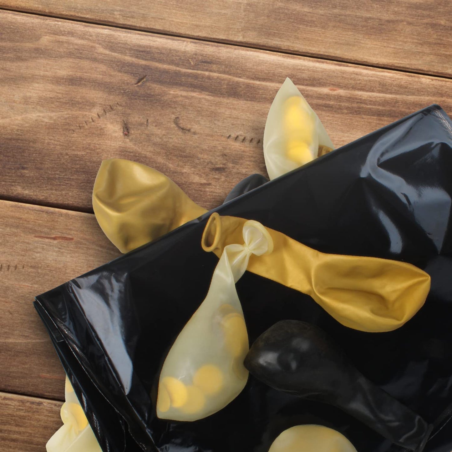 LINGPAR Black 75th Birthday Balloons Set - Cheers to 75 Years Garland Banner Decorations for Men & Women Party Supplies