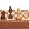 Husaria Professional Staunton No. 6 Wooden Chess Set with 2 Extra Queens - 3.9-Inch Kings, Perfect for Tournaments