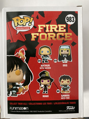 Funko Fire Force Tamaki Pop #983 Hot Topic Exclusive
