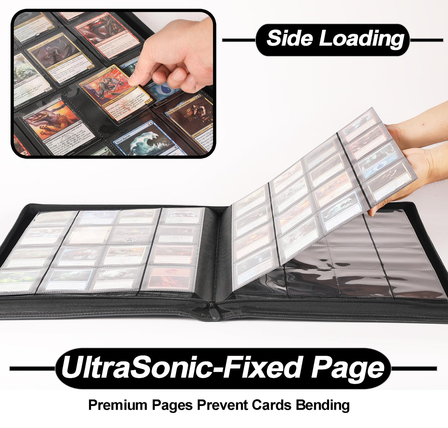 enhanced Card Binder 16 Pocket - Fits 1408 Cards