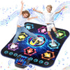 2024 Upgraded Dance Mat Toys For 3-12 Year Old Kids, Electronic Dance Pad With Light-Up 8-Button Wireless Bluetooth, Music Dance