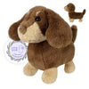 SuzziPals Dachshund Stuffed Animal - Heatable & Coolable Plush Toy, Brown, PALS-50 for Soothing & Relaxation