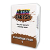 TwoPointOh Games Artsy Fartsy Expansion Pack 1 - Cardstock Fun Content for Family Game - White Model TPT0320