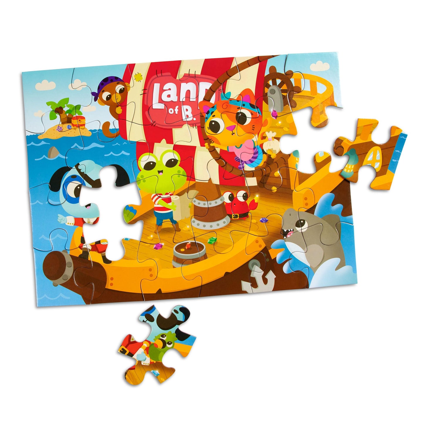 Land Of B. – Jigsaw Puzzles – 3 Puzzles For Kids – Puzzle Set – Classic Toys – 3 Years + – Puzzle Adventures