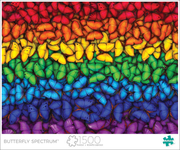 Buffalo Games - Lena - Butterfly Spectrum - 1500 Piece Jigsaw Puzzle For Adults Challenging Puzzle Perfect For Game Nights - Finished Size Is 38.50 X 26.50