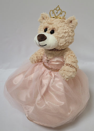 Kinnex Collections Since 1997 12'' Quince Anos Last Doll Teddy Bear With Dress (Centerpiece) ~ Arc09832-29 (Blush)