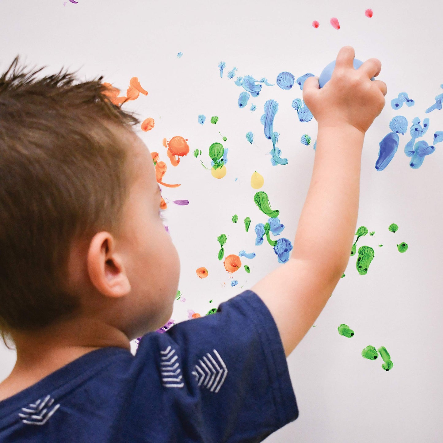READY 2 LEARN Doodle Dabbers Dot Markers Set of 6 - Washable, Non-Toxic, Toddler Grip, Red