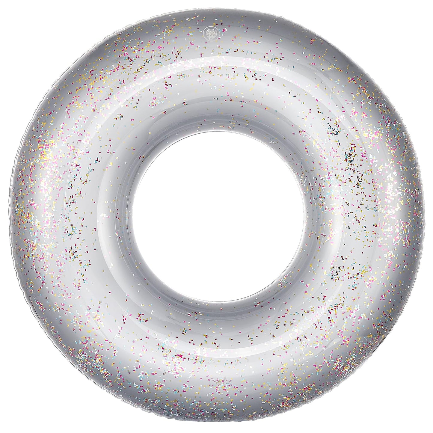 Moko Swim Rings With Glitter, 90Cm Diameter Inflatable Pool Float Swimming Pool Float Tube Round Shaped Swimming Tube Water Fun