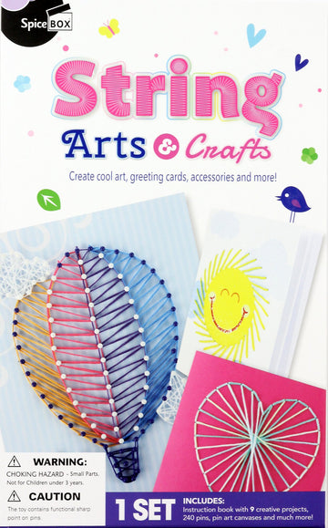 SpiceBox Children's Activity Kits - Multicolor String Arts & Crafts, Age 8+, Model 07915, Paper Material