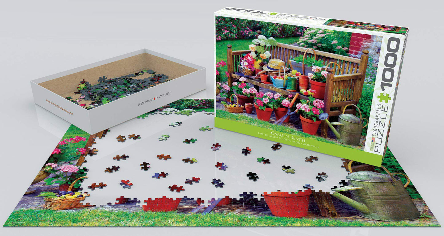 Eurographics (Eurhr Garden Bench 1000Piece Puzzle 1000Piece Jigsaw Puzzle